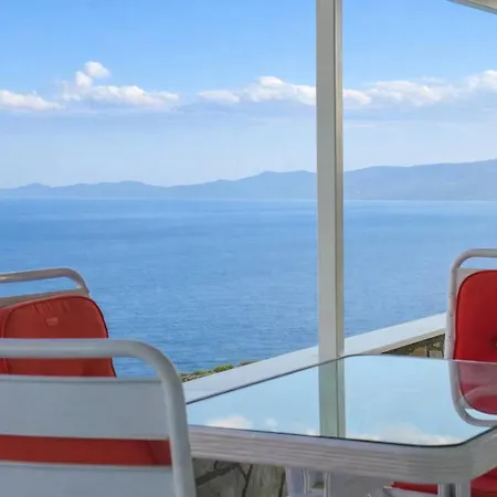 Nireos Coast Evia - Panoramic Seaview Gem *