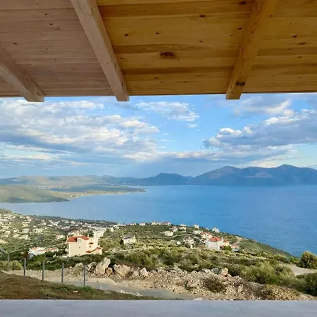 아파트 Nireos Coast Evia - Panoramic Seaview Gem Vatheia